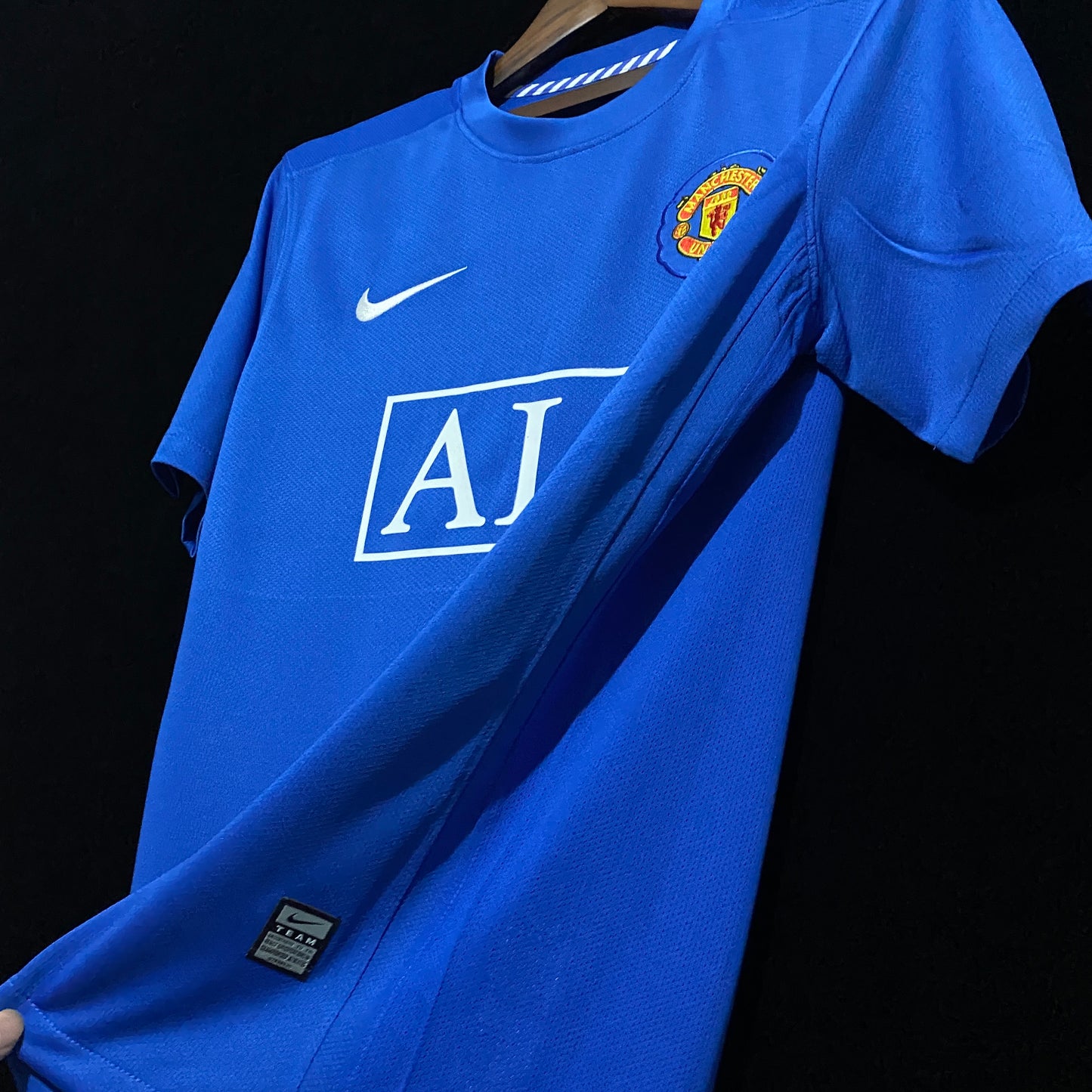 MAN UNITED AWAY RETRO BLUE 07/08